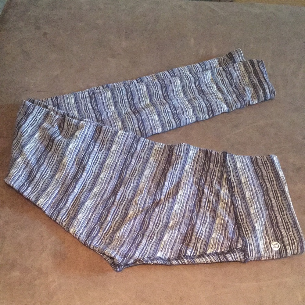 Lululemon WunderUnder Pant Sapphire Blue Multi sz6